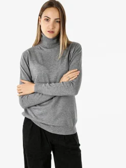 Solada Maglia dolcevita da donna - grigio