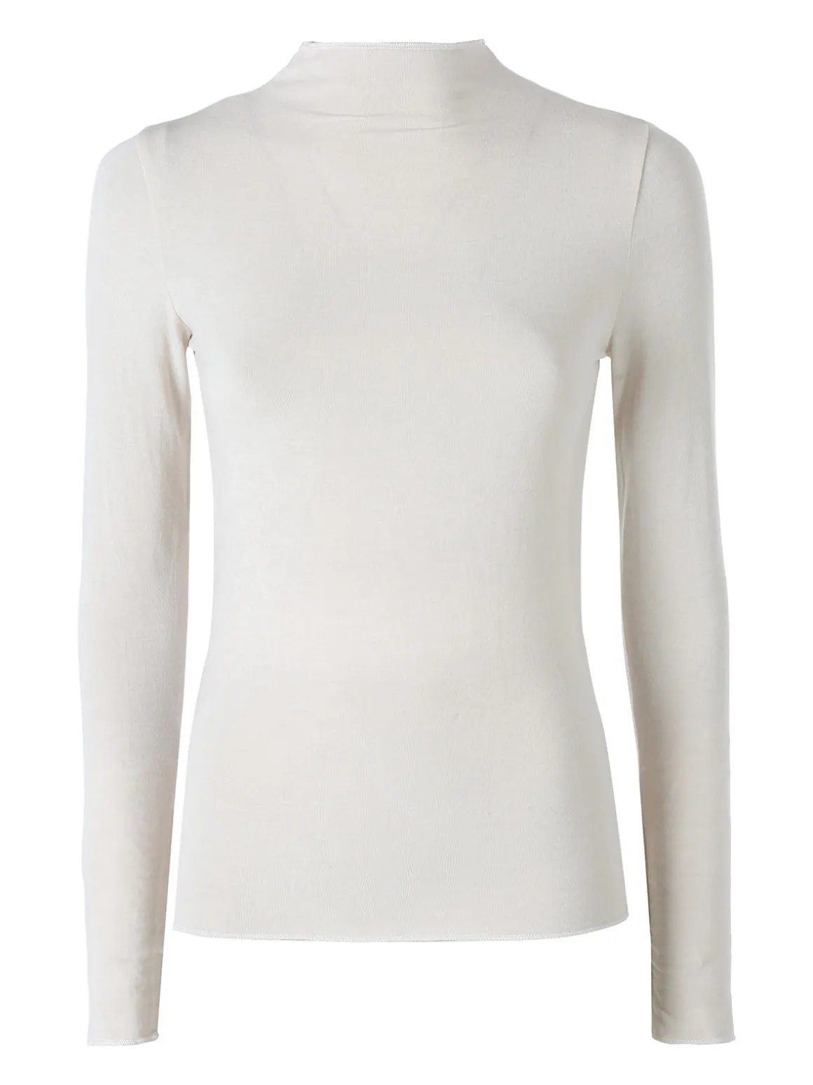 Solada Maglia donna accollata a maniche lunghe - panna