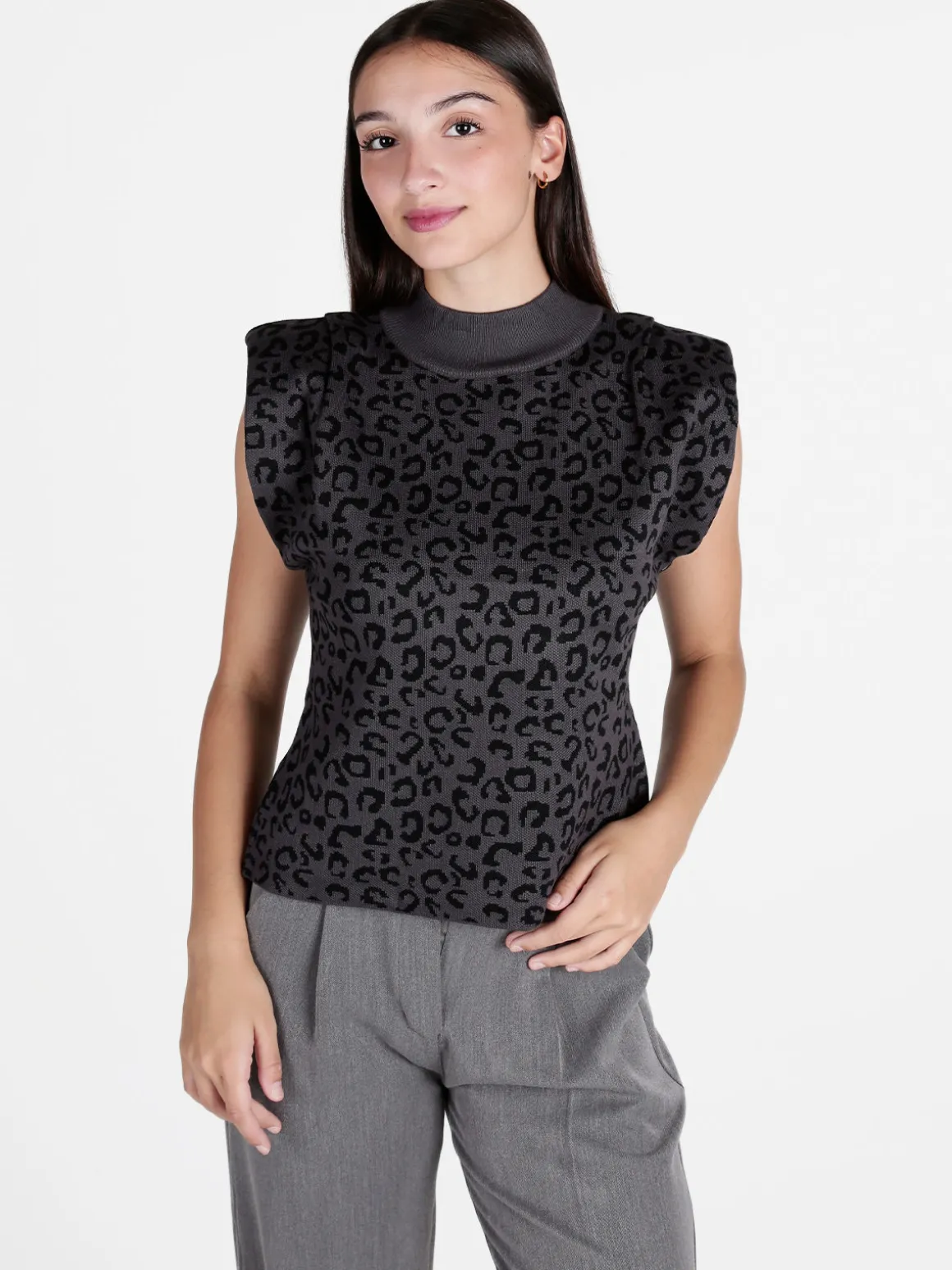 Solada Maglia donna a lupetto senza maniche