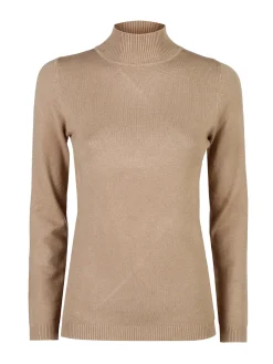 Solada Maglia donna a lupetto - cammello