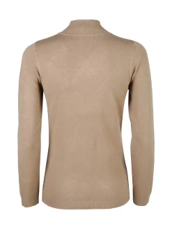 Solada Maglia donna a lupetto - cammello