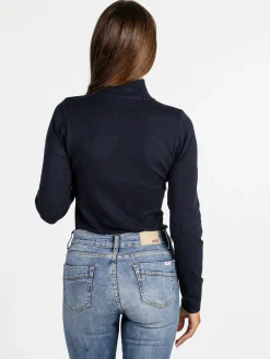 Solada Maglia donna a lupetto - blu scuro