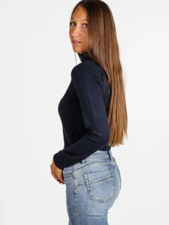 Solada Maglia donna a lupetto - blu scuro