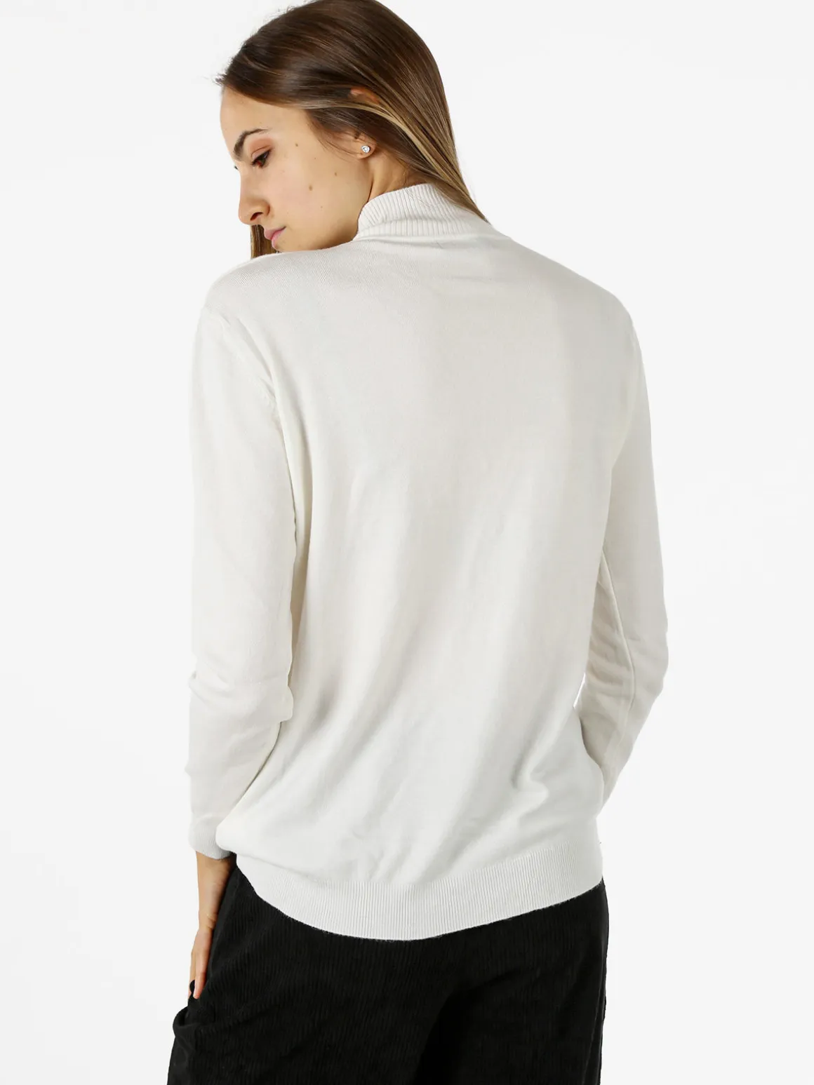 Solada Maglia donna a lupetto - panna