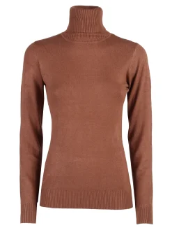 Solada Maglia donna dolcevita - cuoio