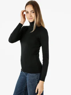Solada Maglia donna dolcevita - nero