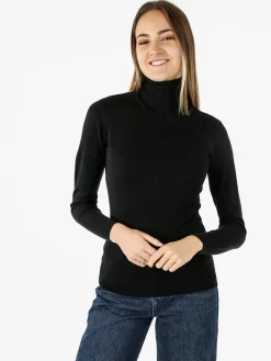 Solada Maglia donna dolcevita - nero