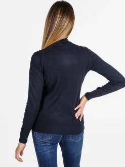 Solada Maglia donna dolcevita - blu scuro