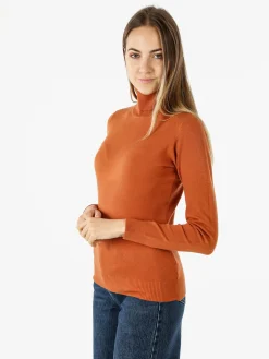 Solada Maglia donna dolcevita - arancione