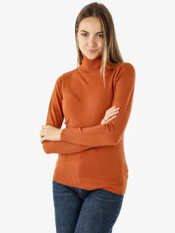 Solada Maglia donna dolcevita - arancione