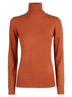 Solada Maglia donna dolcevita - arancione