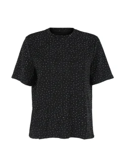 Solada Maglia donna in lurex con piccole borchie