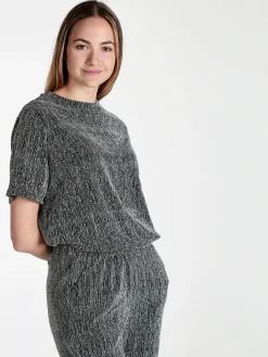 Solada Maglia donna in lurex con piccole borchie