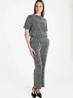 Solada Maglia donna in lurex con piccole borchie