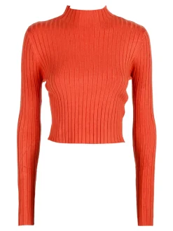 Solada Maglia donna lupetto - arancione