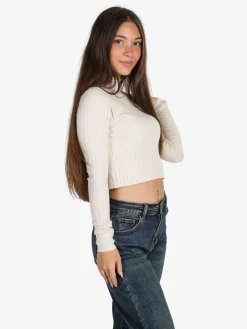 Solada Maglia donna lupetto - beige