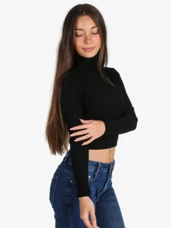 Solada Maglia donna lupetto - nero