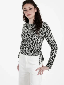 Solada Maglia donna maculata a maniche lunghe