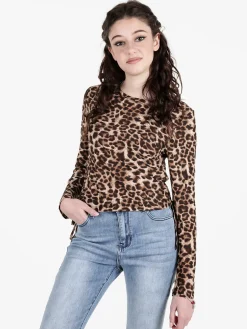 Solada Maglia donna maculata a maniche lunghe