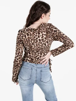 Solada Maglia donna maculata a maniche lunghe