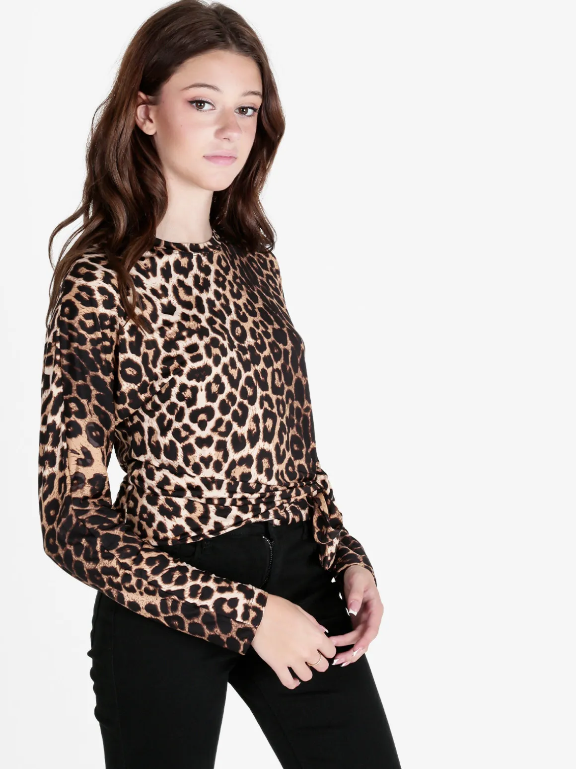Solada Maglia donna maculata con nodo