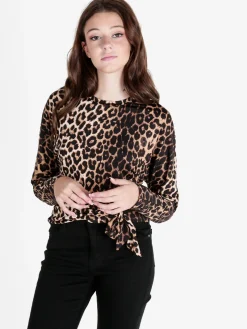 Solada Maglia donna maculata con nodo