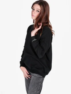 Solada Maglia donna oversize con spalle cadenti