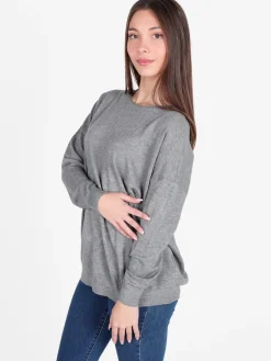 Solada Maglia donna oversize con spalle cadenti