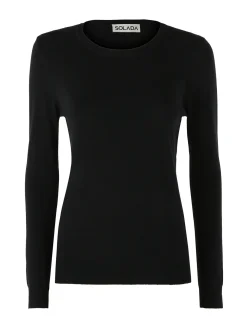 Solada Maglia girocollo da donna - nero