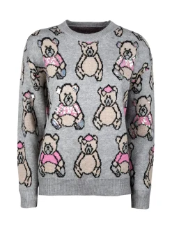 Solada Maglione donna orsacchiotti oversize