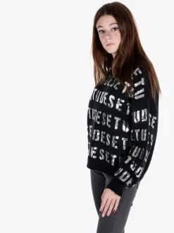 Solada Maglione donna oversize con paillettes
