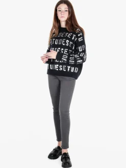 Solada Maglione donna oversize con paillettes
