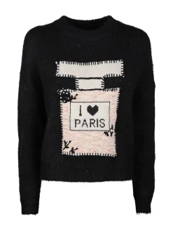 Solada Maglione donna oversize con spalle cadenti