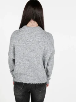 Solada Maglione donna oversize con spalle cadenti
