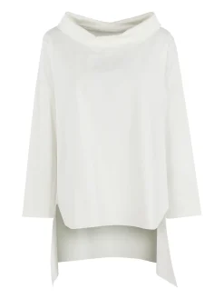 Solada Maxi blusa da donna in misto cotone