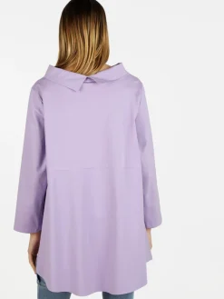Solada Maxi blusa da donna in misto cotone