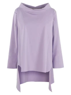 Solada Maxi blusa da donna in misto cotone