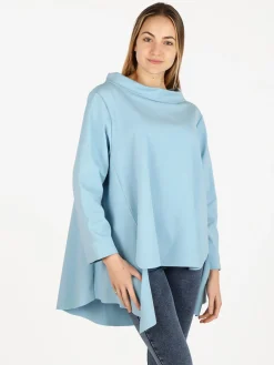 Solada Maxi blusa da donna in misto cotone