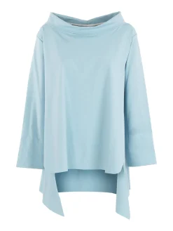 Solada Maxi blusa da donna in misto cotone