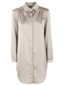 Solada Maxi camicia donna effetto raso