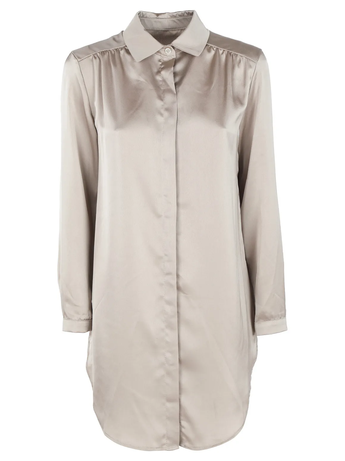 Solada Maxi camicia donna effetto raso