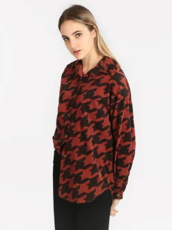 Solada Maxi camicia donna oversize in cotone vellutato