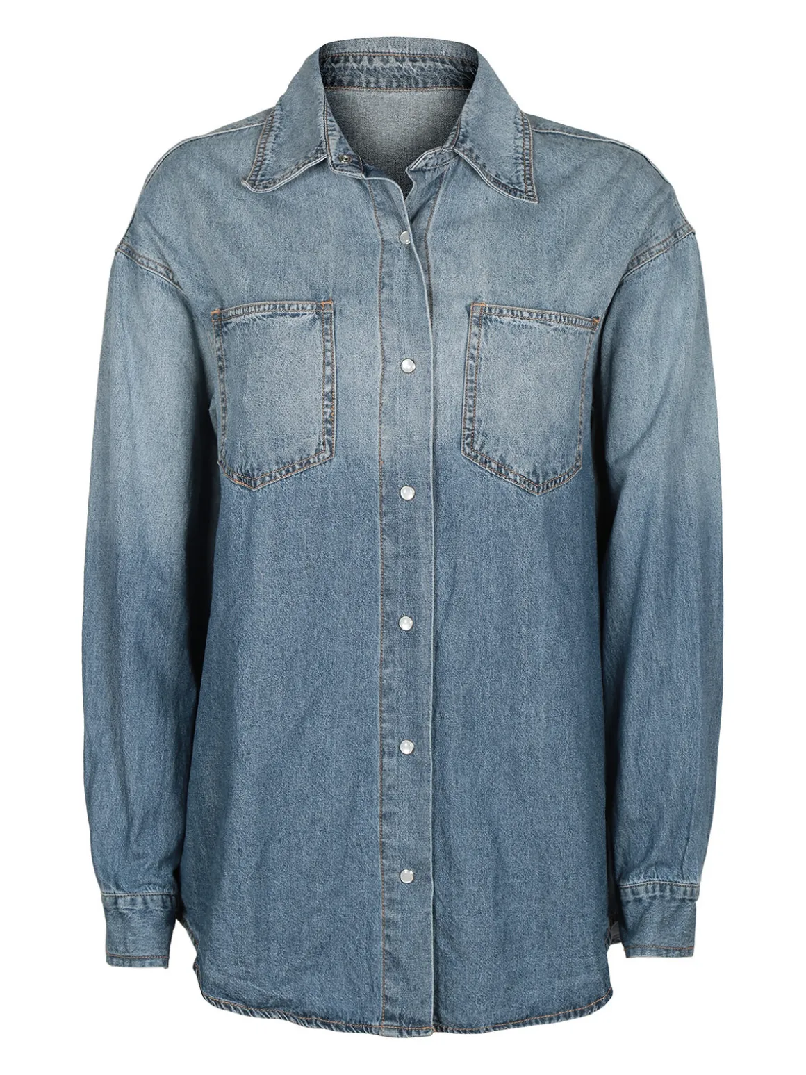 Solada Maxi camicia in jeans da donna