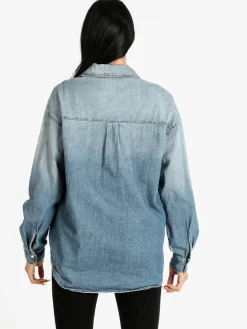 Solada Maxi camicia in jeans da donna