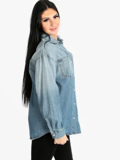 Solada Maxi camicia in jeans da donna