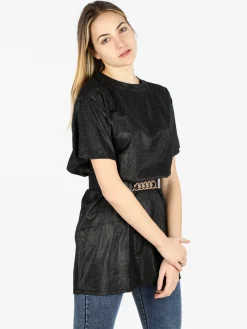 Solada Maxi t-shirt donna con glitter