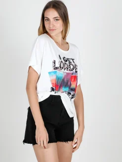 Solada Maxi t-shirt donna con stampa disegno