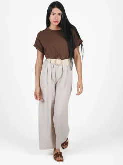 Solada Maxi t-shirt donna con taschino