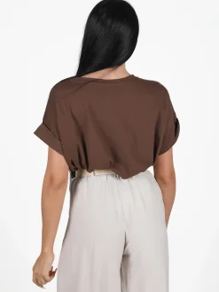 Solada Maxi t-shirt donna con taschino