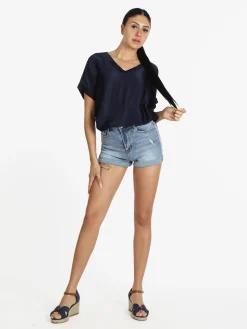 Solada Maxi t-shirt donna con taschino